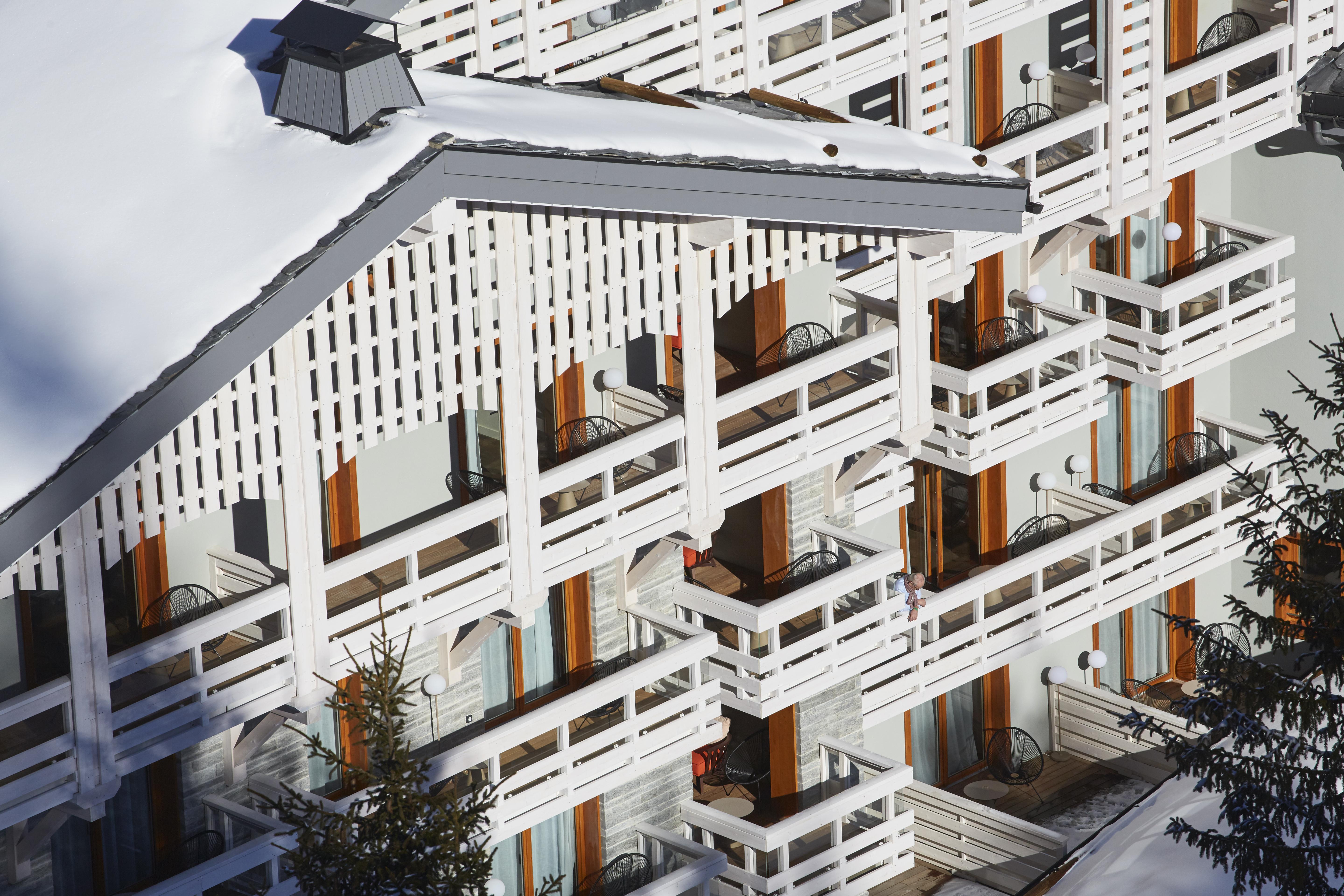 Ecrin Blanc Resort Courchevel - Aquapark Exterior foto